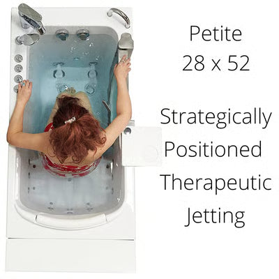 Ella’s Bubbles Petite Walk-In Tub 28" × 52"
