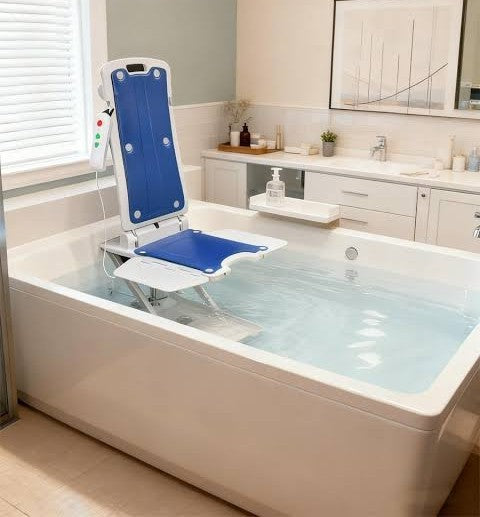 Luxury Electric Bathtub Lift Chair | Waterproof Bath Lift Seat